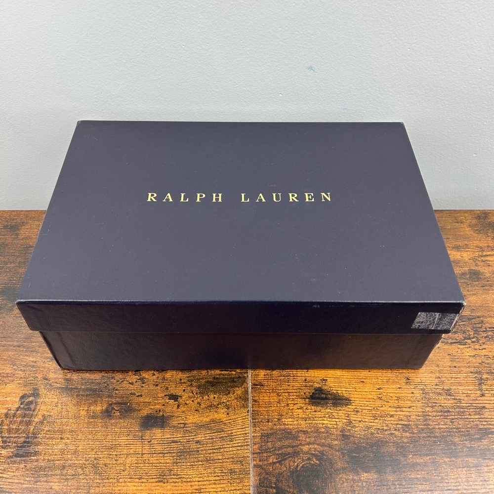 Ralph Lauren Purple Label Herringbone Pointed Toe Flats Brown Wool Shoes W39 NIB - Picture 8 of 10